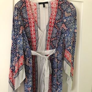 NWOT BCBG Scarf-print Dress Size S